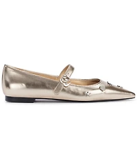 Karl Lagerfeld Paris Women's Veyda Mary Jane Pointed Toe Flats
