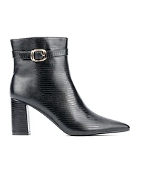 Women's Edena-Lizard Embossed Pointy Ankle Boot
