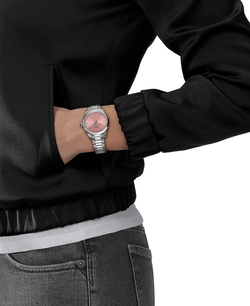 Tissot Women's Swiss Pr 100 Stainless Steel Bracelet Watch 34mm