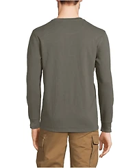 Lands' End Big & Tall Long Sleeve Thermal Waffle Henley