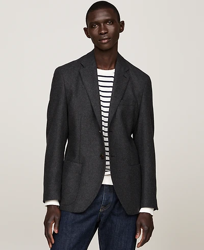 Tommy Hilfiger Men's Dress Casual Flannel Blazer