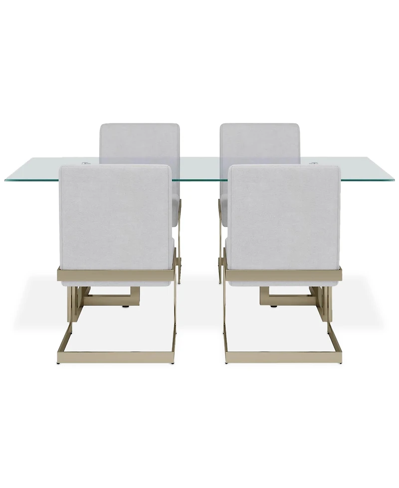 Emila Pc. Dining Set (Rectangular Table & Chairs