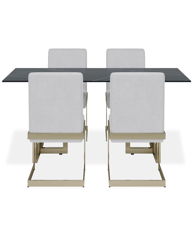 Emila Pc. Dining Set (Rectangular Table & Chairs