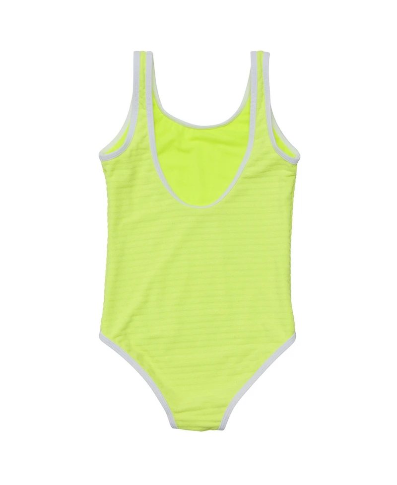 Snapper Rock Big Girls Citron Zest Scoop Swimsuit