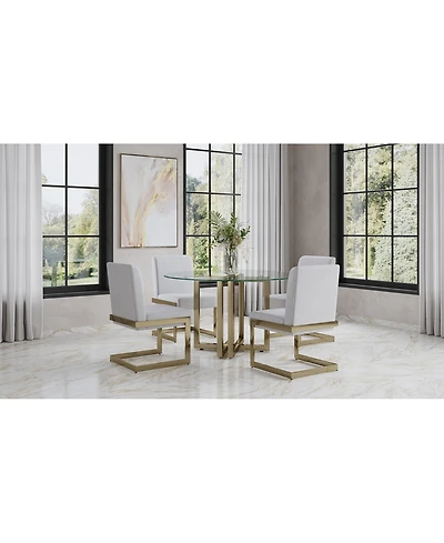 Emila 5 Pc. Dining Set (Round Table & 4 Chairs), Created for Macy's