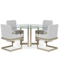 Emila 5 Pc. Dining Set (Round Table & 4 Chairs), Created for Macy's