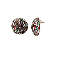 Sohi Women's The Mirror Stud Earrings