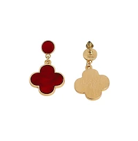 Sohi Women's The Clover Drop Earrings