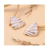 Sohi Women's The Trinity Stud Earrings