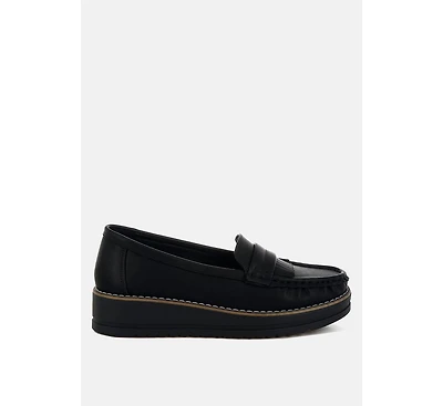 Croyda Fringed Nubuck Loafers