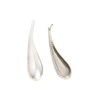 Sohi Women's The Elongated Drip Drop Earrings