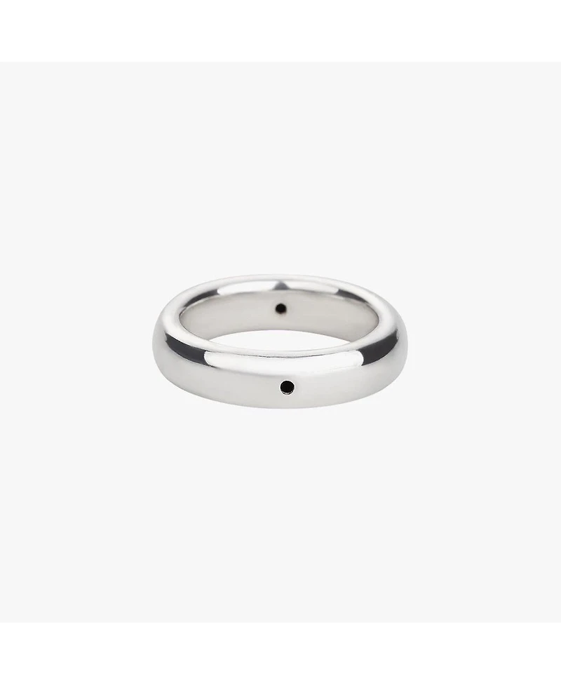 Sterling Silver Lenore Polished Band Ring Size 7 – Modern Summer Ring, Polished Finish, Gift for Her