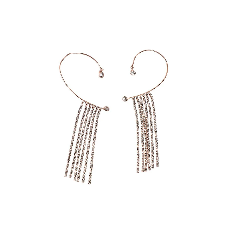 Sohi Women's The Cristal Cuff Earrings