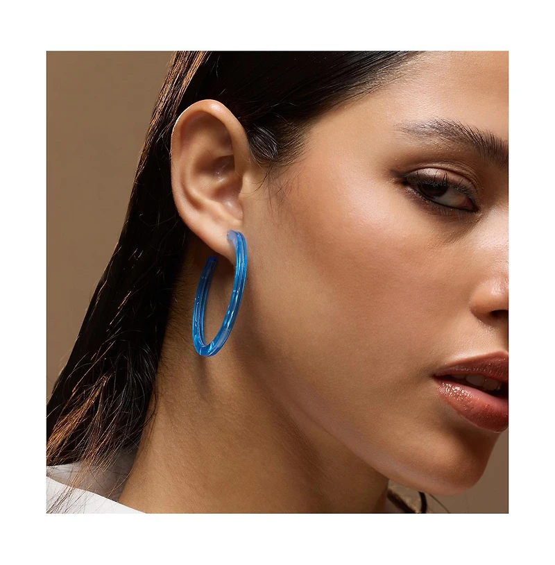 Sohi Women's The Paradiso Hoop Earrings