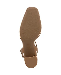 Naturalizer Wave Square Toe Ankle Strap Pumps