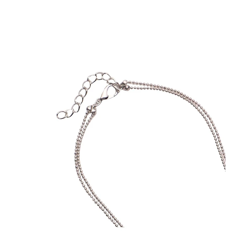 Sohi Women's Bling Bean Multi-Strand Necklace