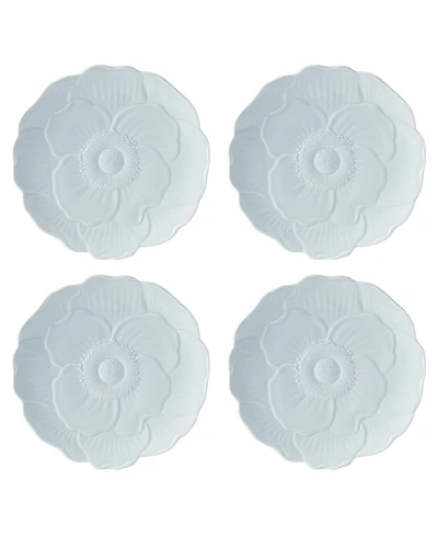 Lenox Butterfly Meadow Floral Accent Plates Set of 4, Service for 4