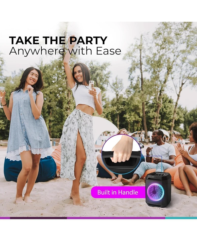 Philips Bluetooth Party Speaker, Dynamic Bass Boost, 14W Output Power, Led Lighting, Portable Party Speaker, Aux-in, Usb Playback