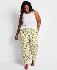 State of Day Women's Ribbed High-Neck Sleep Tank Xs-3X, Exclusively at Macy's