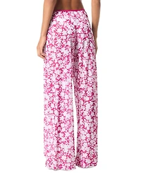 Michael Michael Kors Women's Floral Print Cover-Up Pants