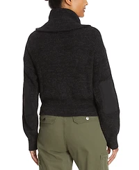 Bass Outdoor Women's Funnel-Neck Zippered Sweater