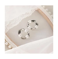 Sohi Women's The Loop Stud Earrings