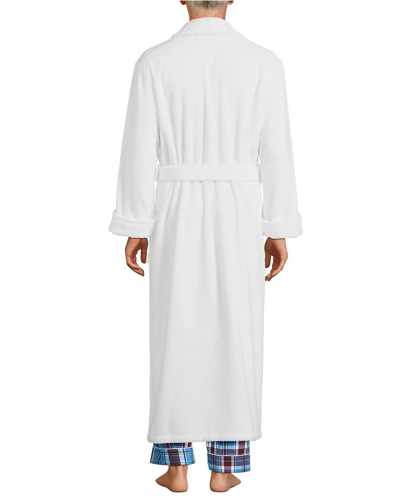Lands' End Men's Full Length Turkish Terry Robe