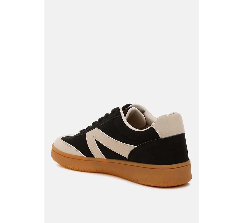 London Rag Zoomer Contrasting Patchwork Chunky Sneakers