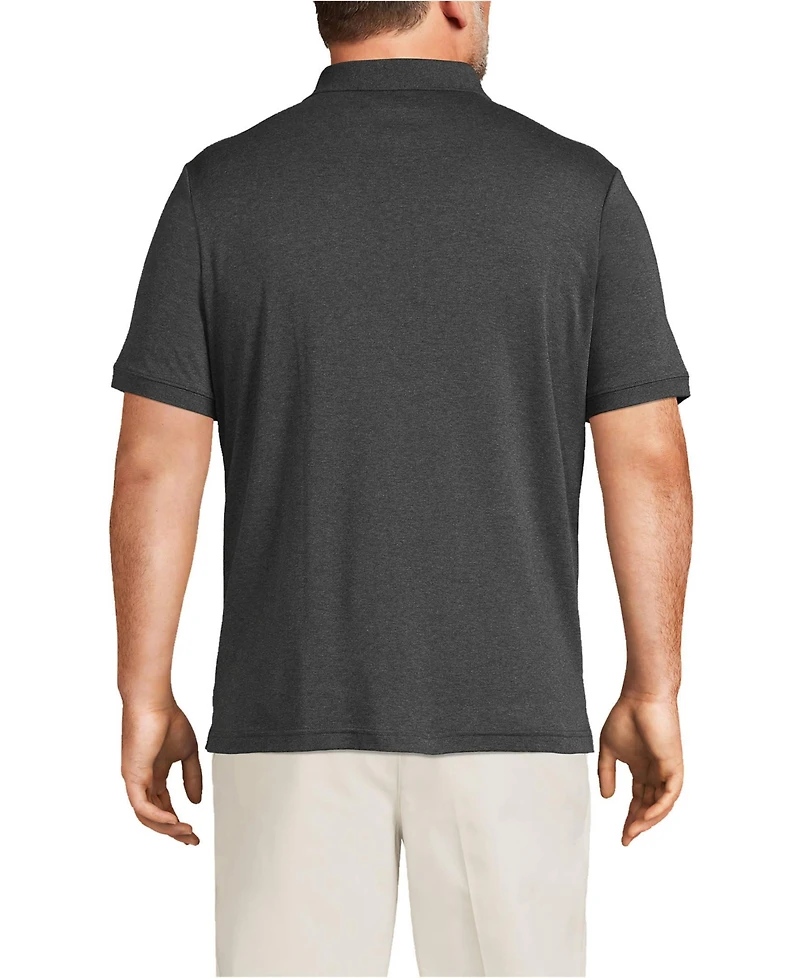 Lands' End Big & Tall School Uniform Short Sleeve Cotton Supima Polo Shirt