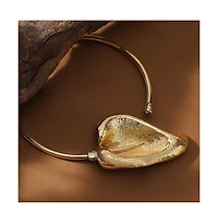 Sohi Women's The Water Lily Torque Necklace
