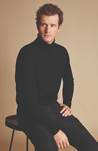 Charles Tyrwhitt Men's Pure Merino Roll Neck Sweater