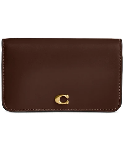 Coach Essential Slim Leather Card Case
