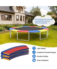 Gymax 10FT Trampoline Replacement Safety Pad Universal Trampoline Cover