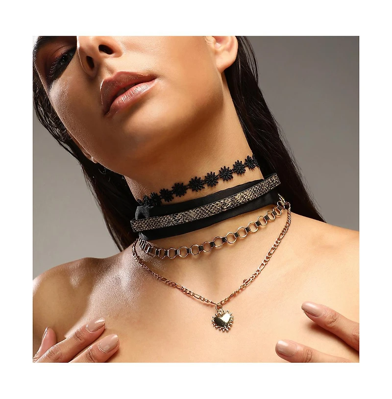 Sohi Women's The Suffragette Multi-Layer Necklace