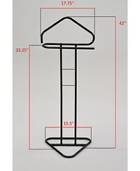 Kings Brand Furniture Kalblins Metal Clothing Wardrobe Suit Valet Rack Stand