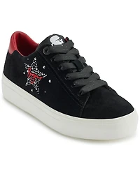 Karl Lagerfeld Paris Women's Cate Sayings Lace Up Sneakers
