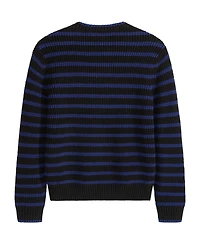 Scotch & Soda Big Boys Yarn Dye Stripe Crew Neck Sweater