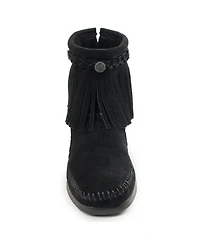 Minnetonka Women's Suede High Top Back Zip Boots