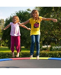 Gymax 15FT Trampoline Replacement Safety Pad Universal Trampoline Cover