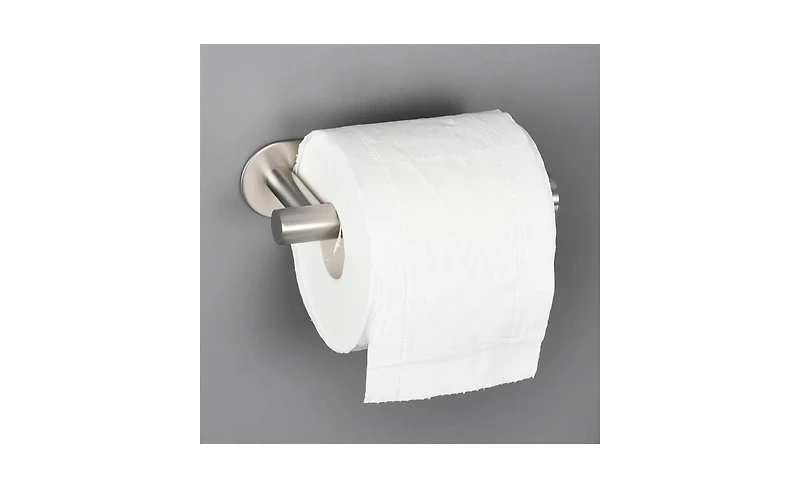 Slickblue Stainless Steel Toilet Paper Holder Adhensive Tissue Paper Roll Holder for Bathroom