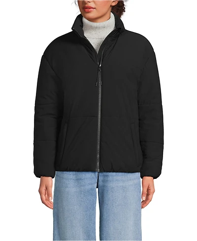 Lands' End Women's Insulated Wide Channel Commuter Jacket