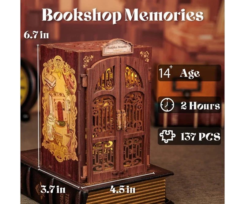 Cutebee Book Nook Kit