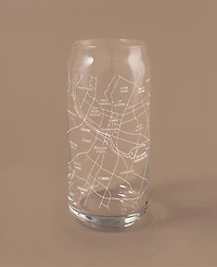 Narbo The Can Austin Map Everyday Glassware, Set of 2