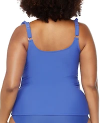 Raisins Curve Trendy Plus Andressa Ruffle-Trim Tankini