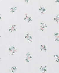 Laura Ashley 200-Thread Count Cotton Percale 4 -Pc. Sheet Set, Queen