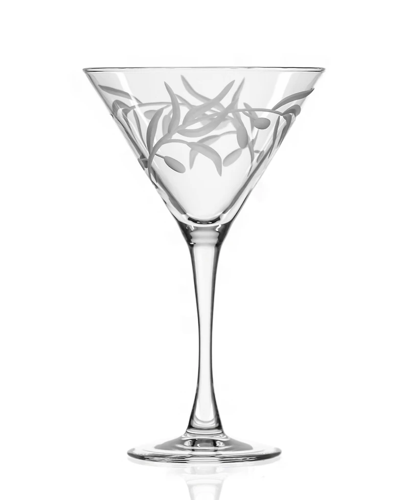 Rolf Glass Olive Martini Glass 10oz