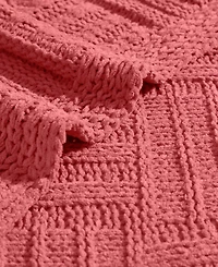 Tommy Bahama Home Chain Basket Knit Throw