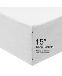 Cotton Fitted Sheet Only - Solid 600 Thread Count