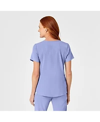 Wink Renew Women's Mock Wrap Scrub Top