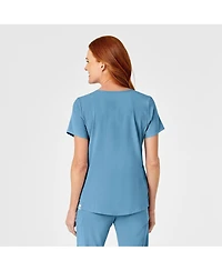 Wink Renew Women's Mock Wrap Scrub Top